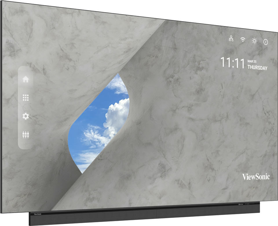 ViewSonic ディスプレイモニター 本体 ViewSonic LDP163-091C 163” 4K UHD All-in-One Direct View LED